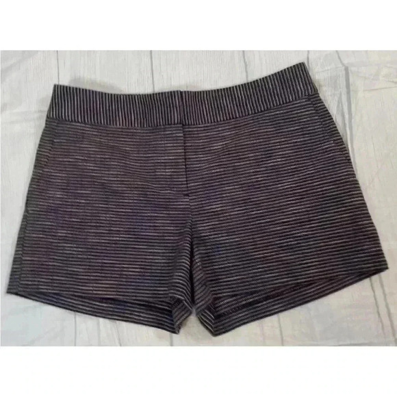 LOFT Riviera Shorts Black Blue Multicolor Tweed Flat Front Women’s Size 6 - Picture 11 of 12